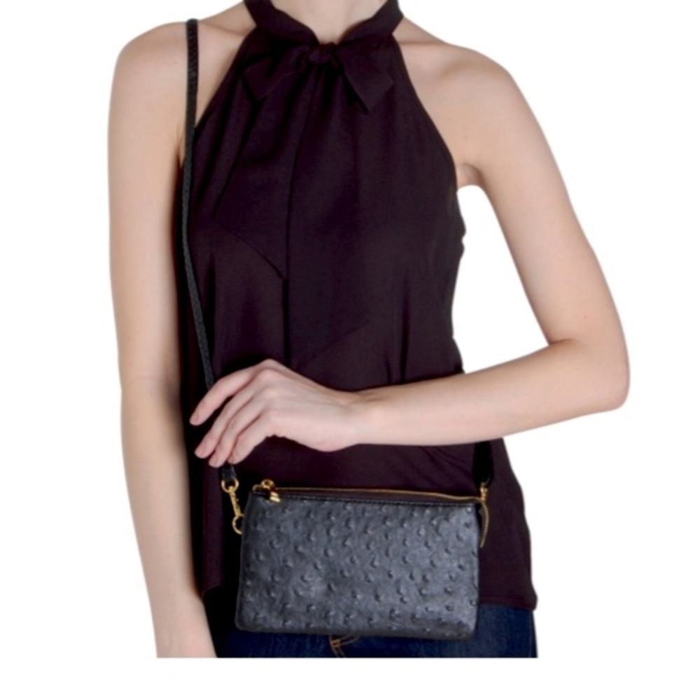 3-way Genuine Ostrich Bag